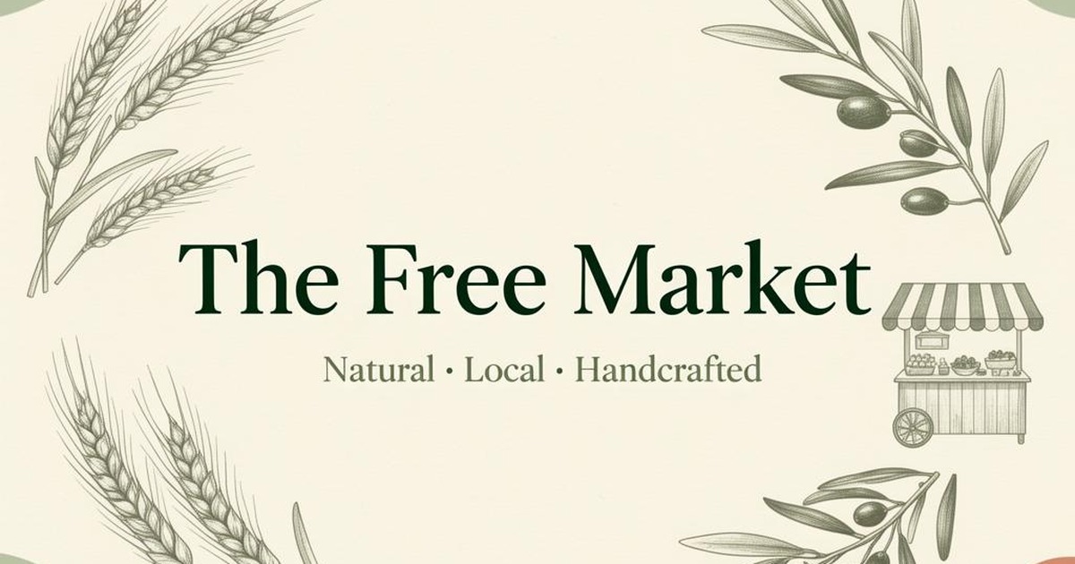 free market  The Free Market — Natural, Local, Handcrafted businesses in South